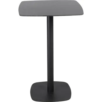 Barový stolek Barový stůl LEO 70x70cm, černá, 70 cm, 105 cm, 70 cm