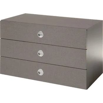 Šatní skříň Vnitřní Zásuvky Alicante,Cadore, šedá, 82,5 cm, 49 cm, 48,5 cm