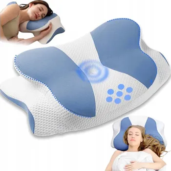 Polštář ORTOPEDICKÝ POLŠTÁŘ ERGONOMICKÝ Z PAMĚŤOVÉ PĚNY, PROFILOVANÝ POD KRK A ŠÍJI