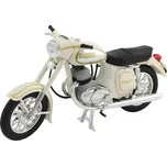 Model JAWA 350 Automatic (1966) 1:18, BÍLÁ