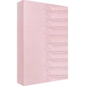 Prostěradlo Prostěradlo Jersey s Gumou 180x200 cm Růžové 100% Bavlna 160g/m2