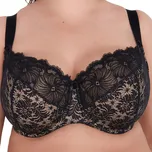 Gaia MAXI PODPRSENKA CHANTAL BSM 534 Barva: czarny ażur, Velikost: 80K