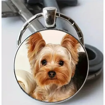 Přívěsek na klíče s jorkšírem