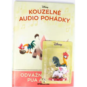 Pohádka Odvážná Vaiana, Pua Heihei - kniha s figurkou Kouzelné Audio Pohádky Disney #94 - DeAgostini Odvážná Vaiana, Pua Heihei - DeAgostini