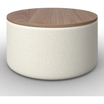 Konferenční stolek Konferenční stolek Elliot, P: 70 cm, přírodní barvy, bílá, 70 cm, 35 cm, 70 cm