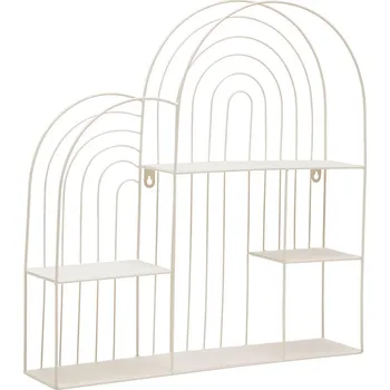 police Nástěnný regál Ivy, š: 54 cm, pískové barvy, 54 cm, 55 cm, 11 cm