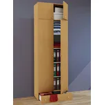 Víceúčelová skříň Vandol nástavba se zásuvkou, barvy buku, 238 cm, 70 cm
