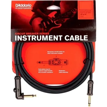 Strunný nástroj D'Addario Planet Waves PW-AGRA-20 6 m Rovný - Lomený Nástrojový kabel