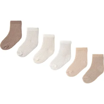 MAYORAL set kojeneckých ponožek 6ks béžová, bílá vel. 80 cm