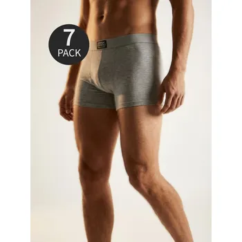 Pánské spodní prádlo Sinsay - Bavlněné boxerky 7 pack - šedá - 207GW-09M - 207GW-09M-M