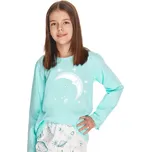 Taro DÍVČÍ PYŽAMO LIVIA 2589 DR R.86-116 VÝPRODEJ Barva: tyrkysový, Velikost: 92