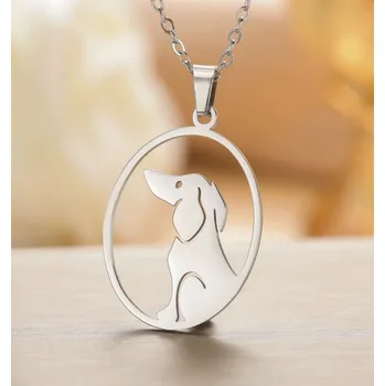 Řetízek Náhrdelník a přívěsek se psem