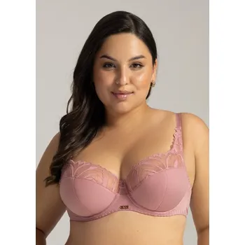 Podprsenka AVA PODPRSENKA AV 2105 SEMI SOFT PINK PEONY MAXI Barva: pink peony, Velikost: 85I