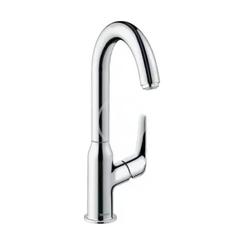 Hansgrohe Novus - Umyvadlová baterie s otočným výtokem a výpustí Push-Open, chrom, 7112600