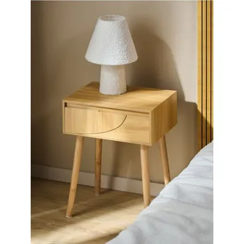 Ložnice Sinsay - Noční stolek se zásuvkou - béžová - 683IJ-80X - 683IJ-80X-ONE