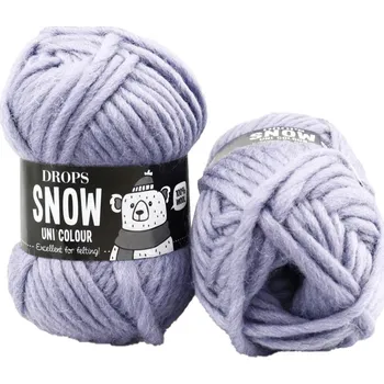 Příze Drops Snow UNI 114 ledová levandulová