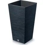 Květináč FURU SQUARE s vložkou antracit 20 cm