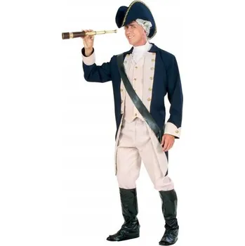 Karnevalový kostým KOSTÝM KAPITÁNA, VLÁDCE MOŘÍ, PIRÁT - VELIKOST M