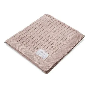 EWA 919113 Kocyk bambus beż warkocz