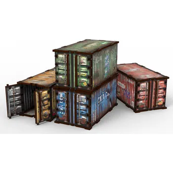 Plastikový model Pre-Painted WTC Container MDF (4 ks)