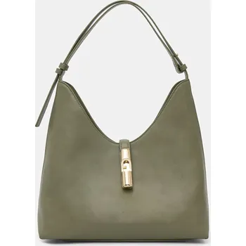 Kabelka Furla taška ženská kožená Goccia M Hobo WB01499.BX3104.4555S zelená 91X, vel. ONE SIZE