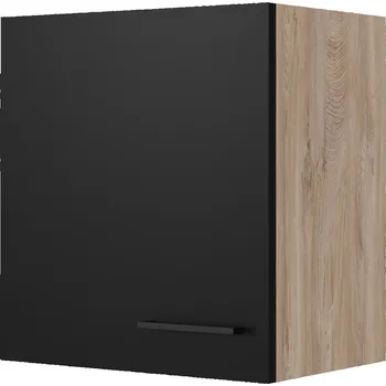 Horní kuchyňská skříňka Capri Capri H 50, černá, barvy dubu, 50 cm, 54,8 cm, 32 cm