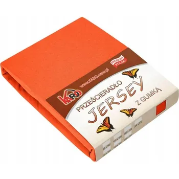 Prostěradlo Prostěradlo jersey s gumou 140x200 okrová 052 silné 150g/m2 KARO