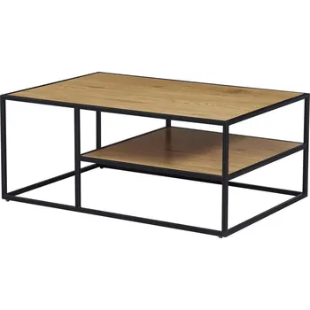 Konferenční stolek Konferenční Stolek Kenny, černá, barvy dubu, 90 cm, 38 cm, 40 cm