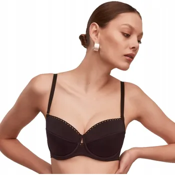 Dámské spodní prádlo Alles vyztužená podprsenka černá Elena II U velikost 70D