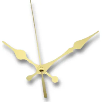 Hodinové ručičky Rustikální 2 s vteřinovkou 95/66 - zlaté