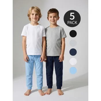 Chlapecké kalhoty Sinsay - Kalhoty 5 pack - šedá - 755EY-85M - 755EY-85M-104