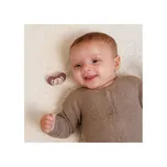 Difrax LOVI - Dynamický dudlík pro miminka - Dudlík svítící ve tmě - 0 až 3 měsíce - Dívky - Snadno