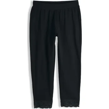 Dámské legíny GATE Bavlněné 3/4 legíny s krajkou 34 226-0682/89