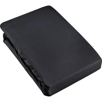 Prostěradlo Elastické prostěradlo Basic, 140-160/200/28cm, černá, 140-160 cm, 200 cm