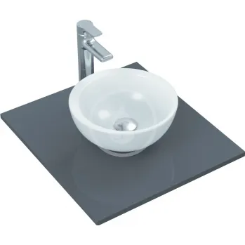 Umyvadlo Ideal Standard Strada - Umyvadlo kruhové, průměr 340 mm, s Ideal Plus, bílá, K0793MA