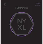 D'Addario NYXL1149-3P Struny pro elektrickou kytaru