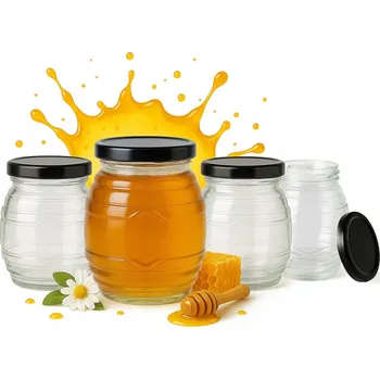 Sklenice 20x UL Skleněné Nádoby Sklenice 250 ml na med, džem, Džemy a smetanu