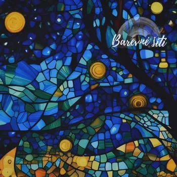 Galanterie Zimní softshell Van Goghovo hvězdná noc (E) (Zimní softshell potištěný)