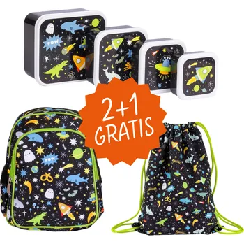 Malý balíček A Little Lovely Company Vesmír + sportovní pytel ZDARMA