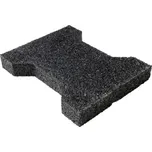 Covernit Gumová zámková dlažba Černá 20 x 16 cm černá