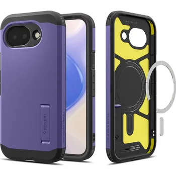Pouzdro na mobilní telefon Spigen Tough Armor MagSafe Ash Violet Google Pixel 10a