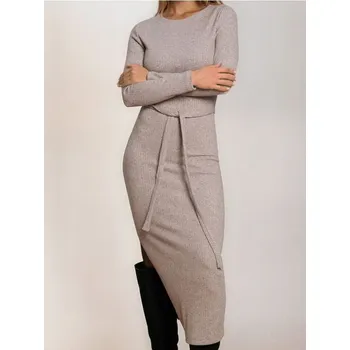 Dámské šaty Sinsay - Teplákové šaty - béžová - 909EY-08M - 909EY-08M-XL