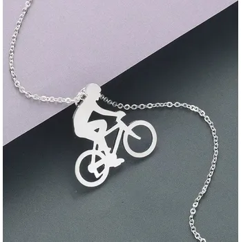 Řetízek Náhrdelník cyklista