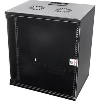 modulární přístroj a rozvaděč ROLINE 19" rozvaděč 12U, závěsný, stavebnice, Basic, š. 540, h. 400, černý - 26.21.0188