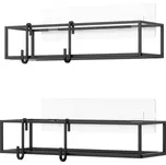 Umbra, Sprchové poličky Cubiko černé 2 ks - Formadore