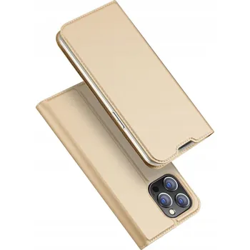 Pouzdro na mobilní telefon Flipové pouzdro Dux Ducis pro Apple iPhone 14 Pro zlaté