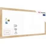 Allboards Magnetická tabule PREMIUM 240x120 cm v rámu v barvě dubu, MP2412OAK