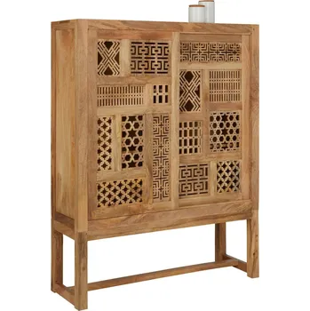 Komoda Vysoká Komoda Lakota -Trend- -Top-, světle hnědá, 115 cm, 150 cm, 38 cm