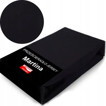 Prostěradlo Prostěradlo s Gumou Jersey 90x200 Jednolůžko Odolná Barva ČERNÁ