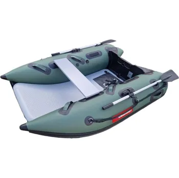 Vodácké vybavení Boat007 Nafukovací Člun Katamarán Zelený 240 cm